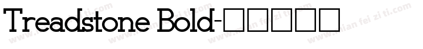 Treadstone Bold字体转换